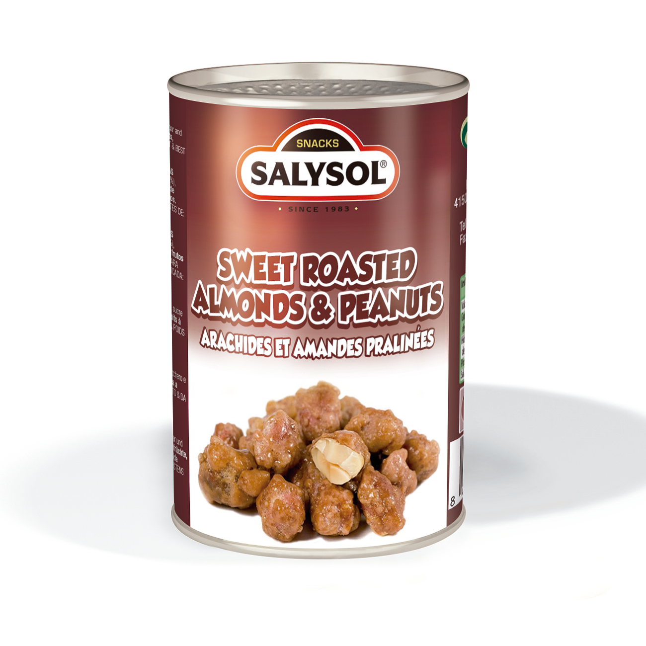 SLADKÉ PRAŽENÉ MANDLE A ARAŠÍDY