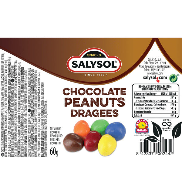 ČOKOLÁDOVÉ ARAŠÍDY DRAŽÉ